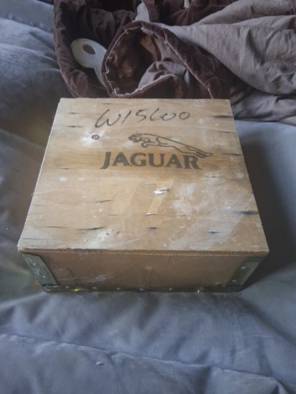 Vintage Jaguar JLM776 Wooden Parts Shipping Crate - Made in UK